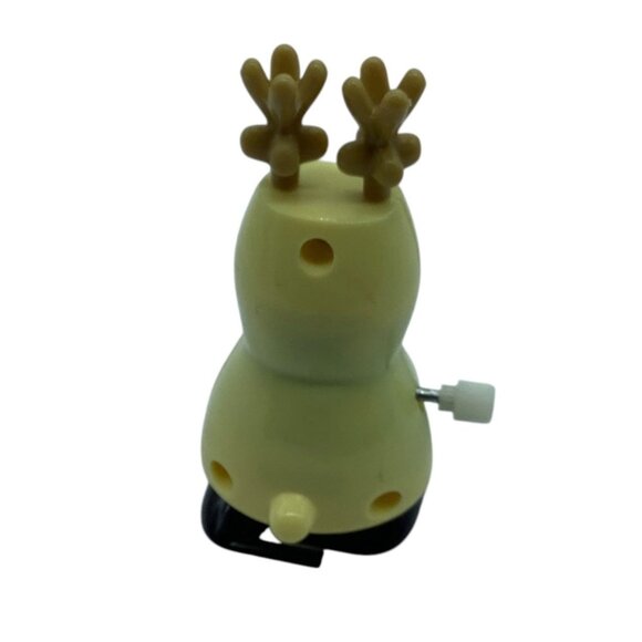 Wind-Up Plastic Holiday Reindeer Red Nose Windup Walking Walker Toy WORKS - Picture 4 of 6